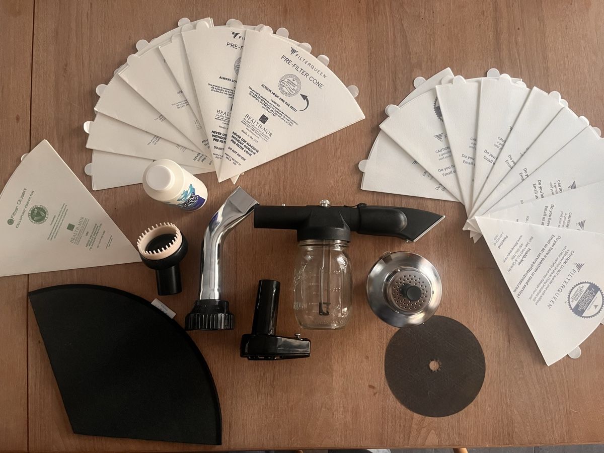Aspirapolveri & Accessori: Filter Queen Original Zubehör-Set – Nuovo (secondo la descrizione) da Dottikon venduto da Mesut15