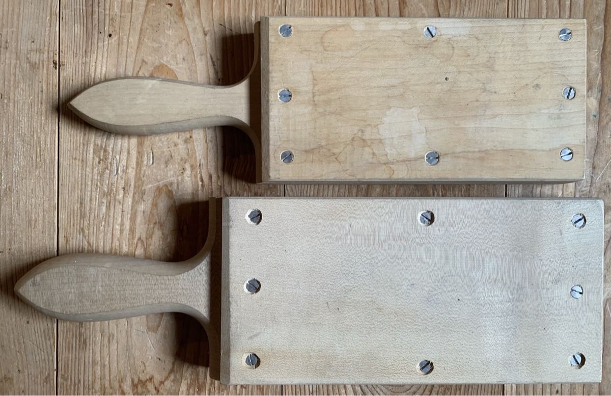 Elettrodomestici da cucina: 2 Butter-Model aus Holz – Usato da Goldingen venduto da Bergler012 1