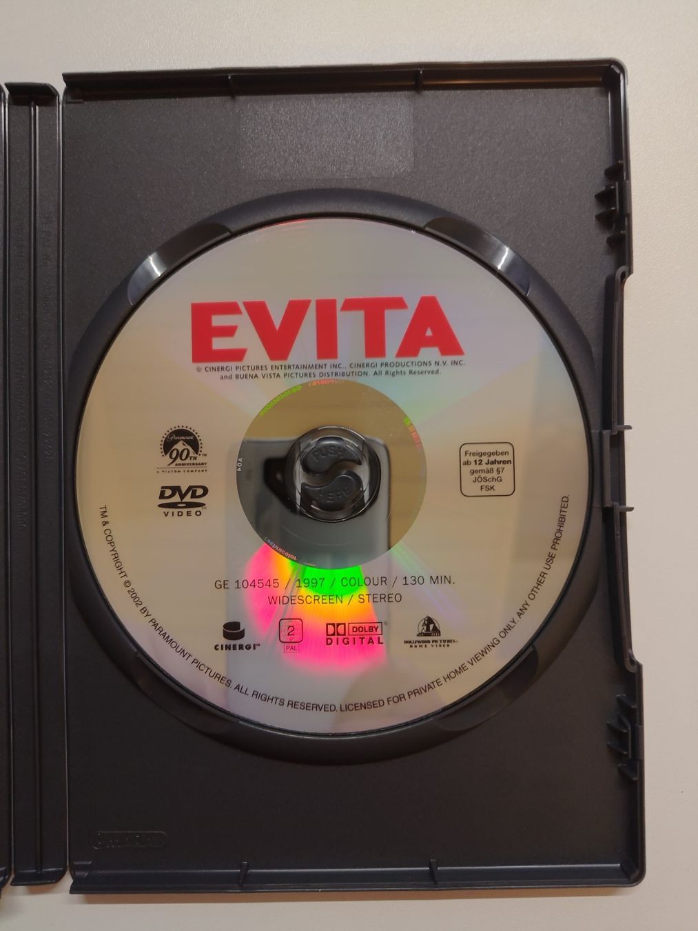 Tutti i DVDs: Evita (Ton Englisch) – Usato da Liestal venduto da Kratzilla 1