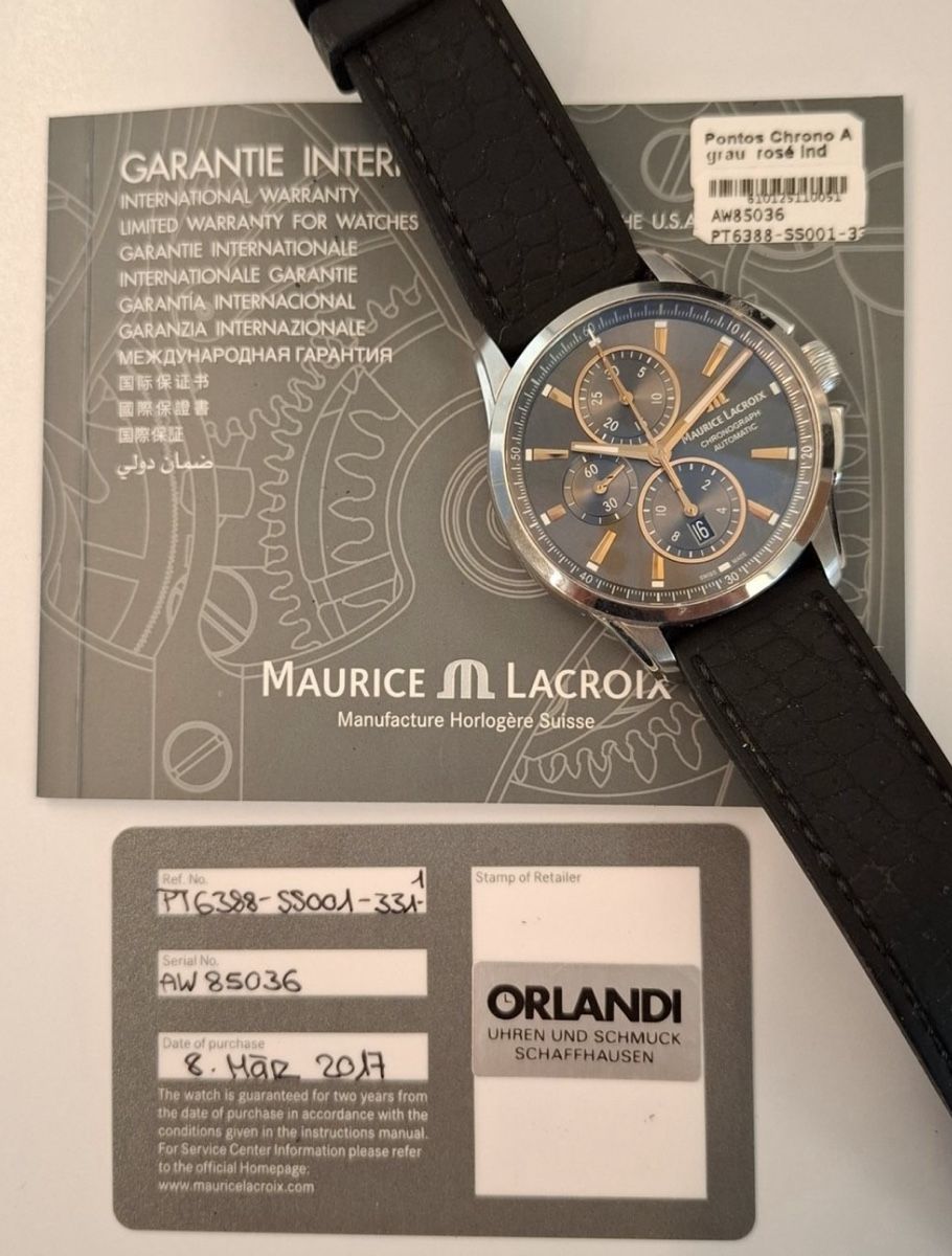 Maurice Lacroix Orologi: Maurice Lacroix Pontos in Excellent Condition – Nuovo (secondo la descrizione) da Zürich venduto da aze_8yct 3