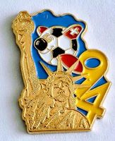 spezieller Pin  Swiss - New York  Fussball WM