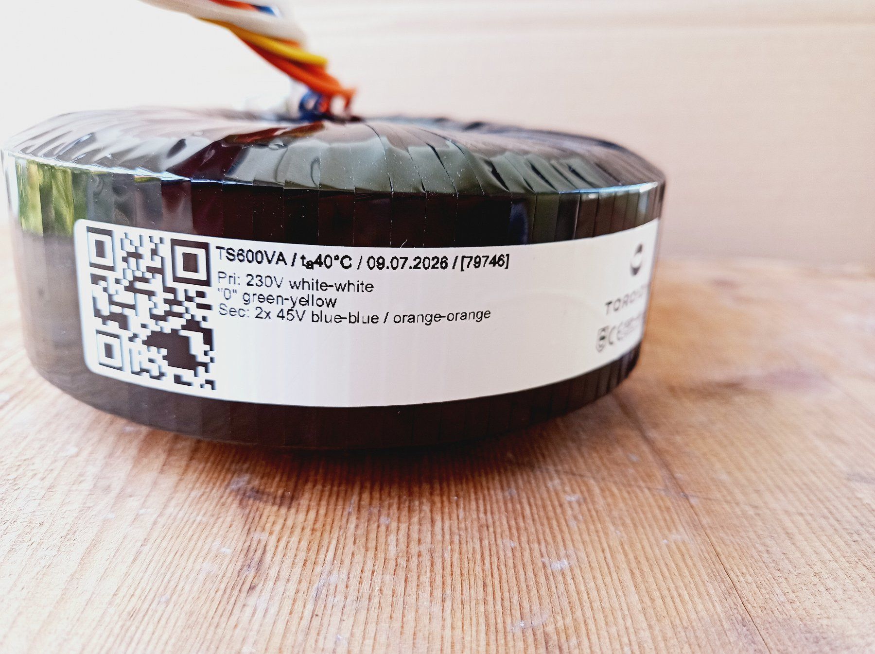 Componenti elettronici: Ringkerntransformator 600VA 230VAC/2x45VAC geräuscharm – Nuovo e nell'imballaggio originale da Burgdorf venduto da morgentb