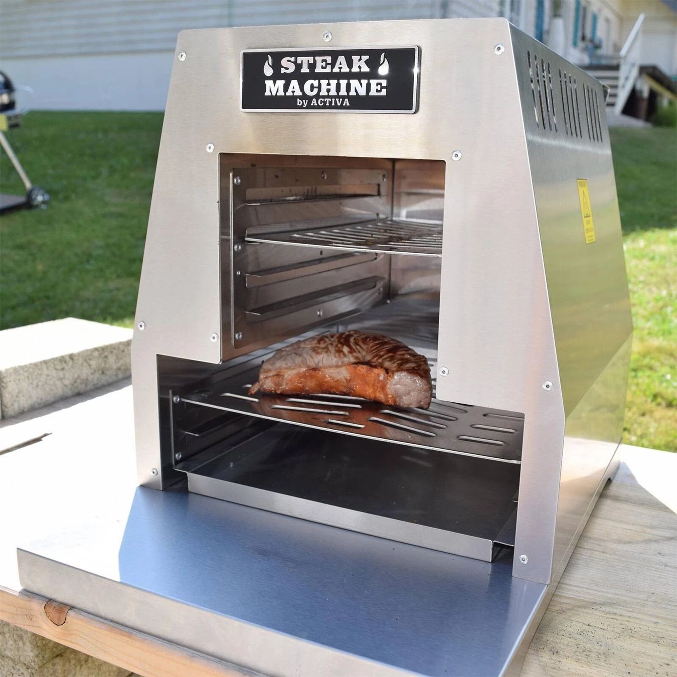 Griglie: Steak Machine 800°C Gas Grill - Edelstahl – Nuovo (secondo la descrizione) da Schaffhausen venduto da Buell1125CR