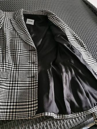 Moschino Blazer  Hahnentritt schwarz/weiss
