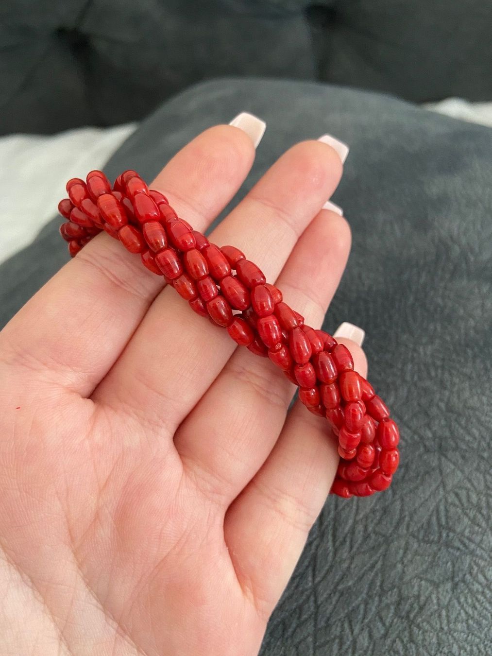 Bracciali & Braccialetti: Bracelet avec pierre rouge – Usato da Montreux venduto da Perledor 4
