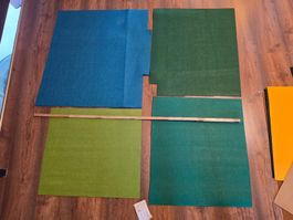 Filz SET ca 3mm grün petrol hellgrün waldgrün Bastelfilz