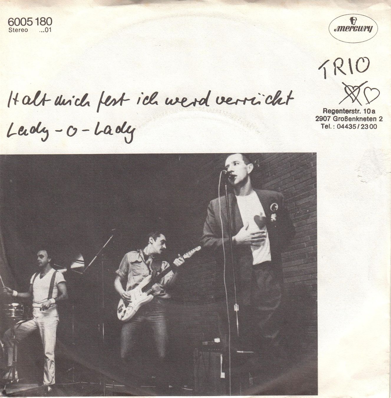 Dischi in vinile: Trio Vinyl Single von 1981 – Usato da Volketswil venduto da Abcrecords