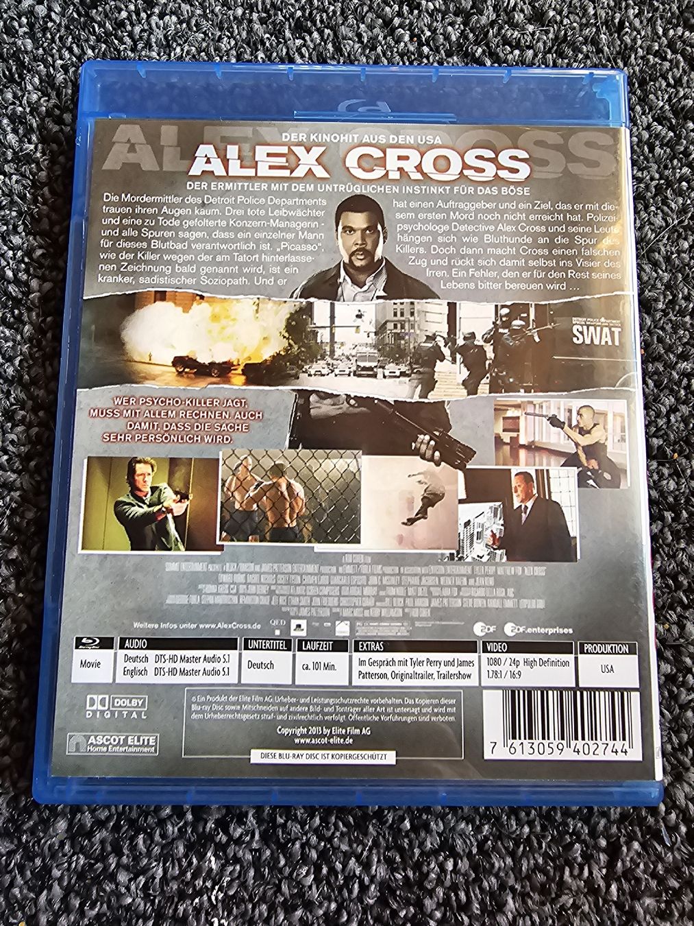 Tutti i DVDs: Alex Cross Blu-ray  – Usato da Ruswil venduto da jan_bxl5 1