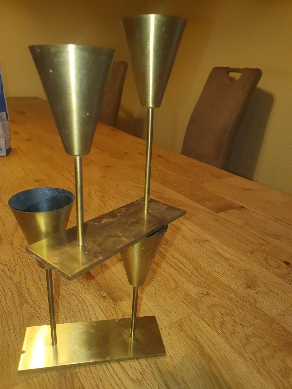 Kerzenständer: vintage Kerzenständer 50er – Gebraucht aus Flawil von Naphtali 1