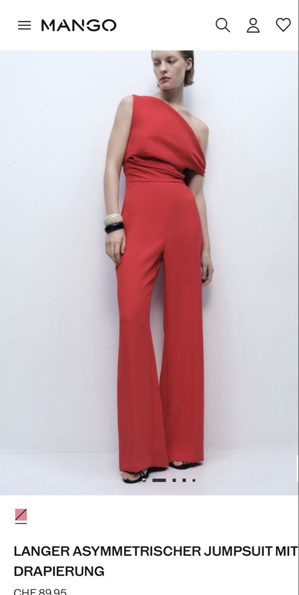 Mango Tute: MANGO Jumpsuit mit Drapierung S neu NP 90.- – Nuovo (secondo la descrizione) da Zürich venduto da Nellyville73 5