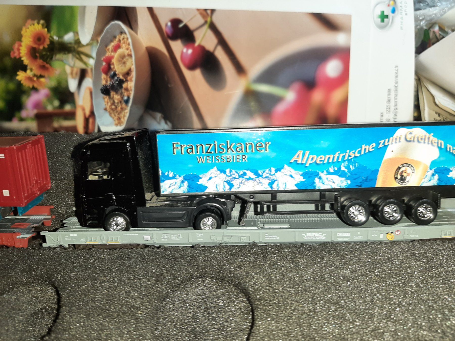 Fleischmann Modelleisenbahnen: FLEISCHMAN 2X 3211 AVEC CAMION – Gebraucht aus Avully von RIVALIS