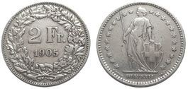 2 Franken 1905