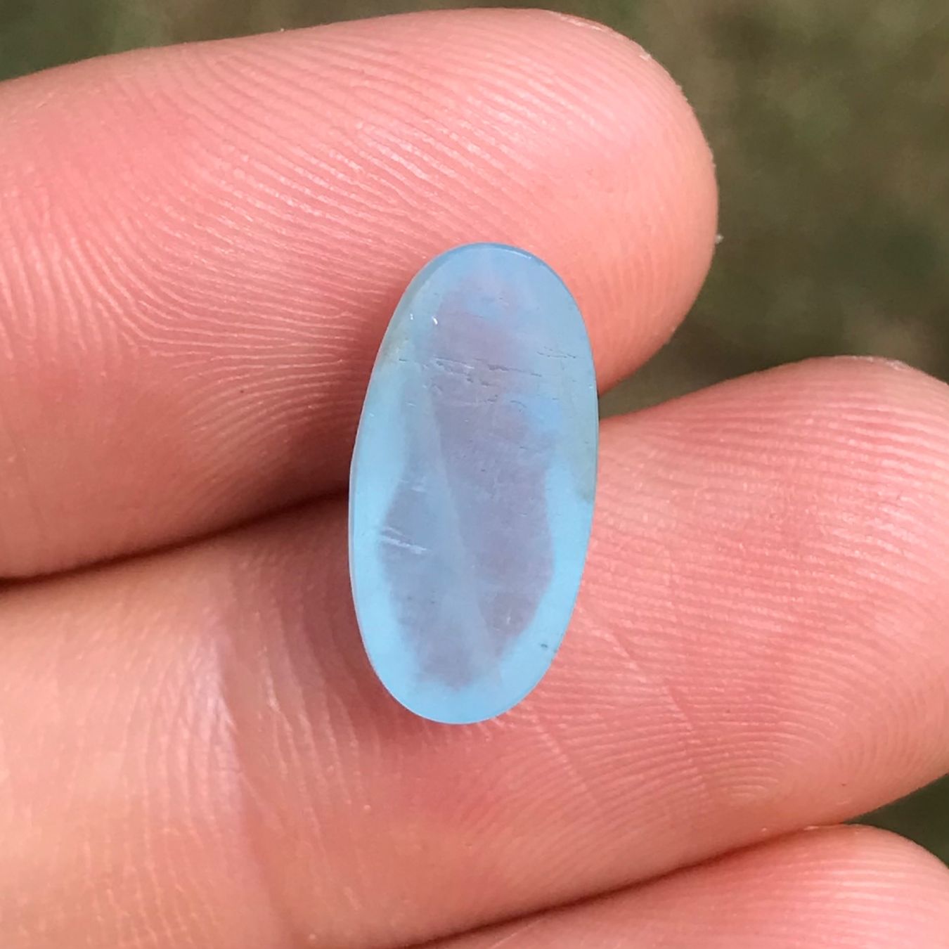 Pietre preziose: Aquamarin Cabochon, Rosenschliff, 4.5 Karat – Nuovo (secondo la descrizione) da Biel venduto da djvalbnc 7