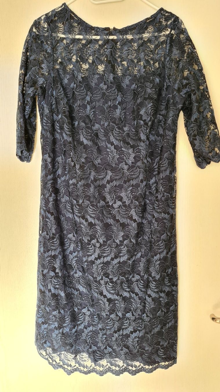 Kleider: Spitzenkleid Gr. 40, dunkelblau – Gebraucht aus Suhr von andreas_2008 1