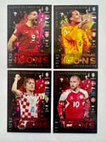 Topps Match Attack INTERNATIONAL ICONS (4 Stk.) Neuwertig