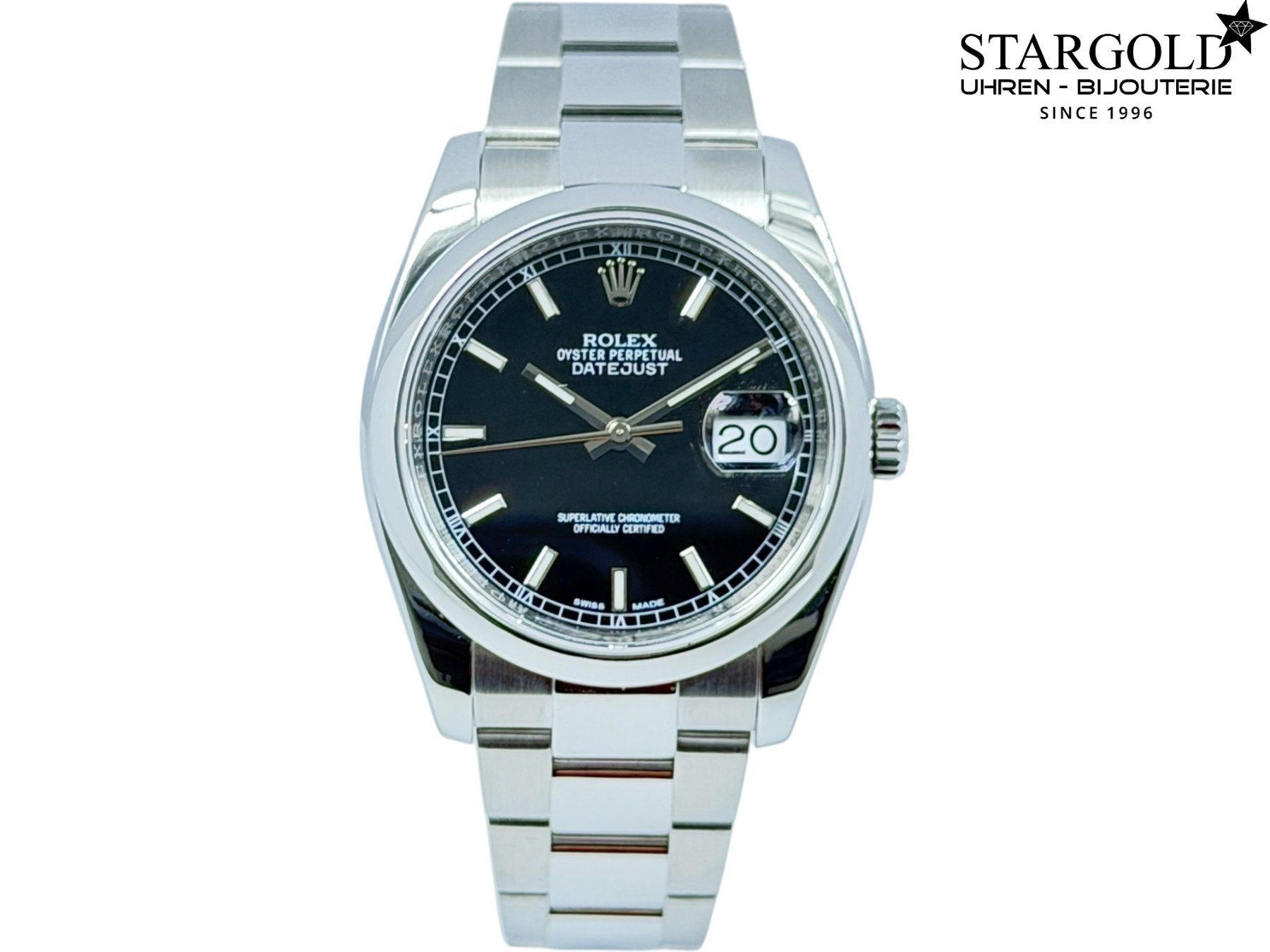 Rolex Uhren: Rolex Datejust 36 - 116200 – Gebraucht aus Zürich von Stargold-Uhren