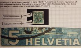 202y.2.03  Abart Doppelprägung Rundstempel Kt. 150.-