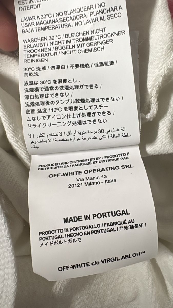 Off-White T-Shirts: OFF-WHITE 'Impressionism' Diag Stencil Long Sleeve Shirt – Neu (gemäss Beschreibung) aus Herrliberg von ResellerZH 8