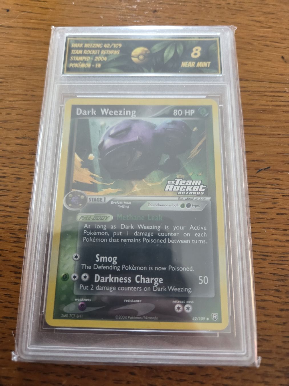 Pokémon Carte collezionabili: Carte Pokémon Dark weezing 2004 holo – Usato da Champex-lac venduto da PokeTop