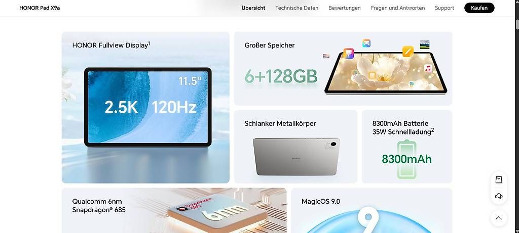 Tablet PC: Honor Tablet x9a  – Usato da Winterthur venduto da Lorenzo05 1