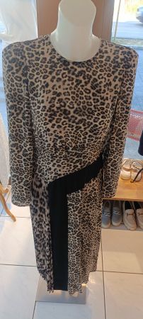Marccain Kleid Leo-Muster Gr. S