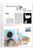 Island_1985_Münzbrief mit Beschreibung