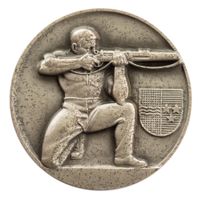 Medaille 1970 Obligatorisch. Programm AG Silber