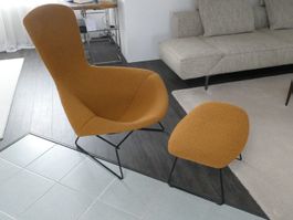 Knoll International Sessel inkl. Hocker Neupreis Fr. 4'518.-