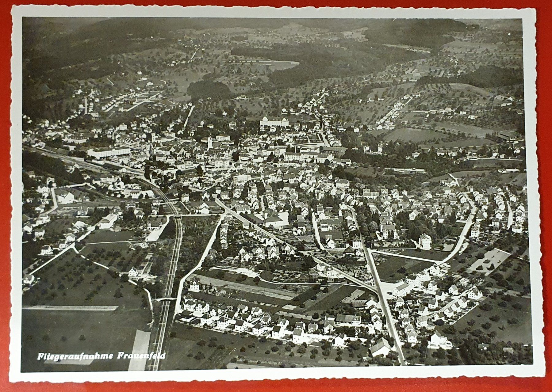 Cartoline postali: Frauenfeld - Fliegeraufnahme – Usato da Kreuzlingen venduto da Rschweiz1