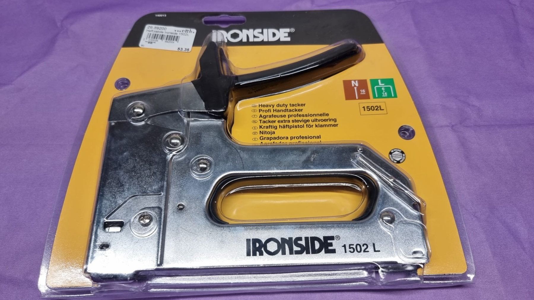 Tutti gli attrezzi: Handtacker IRONSIDE 1502 L – Nuovo (secondo la descrizione) da Rebstein venduto da James-Dean