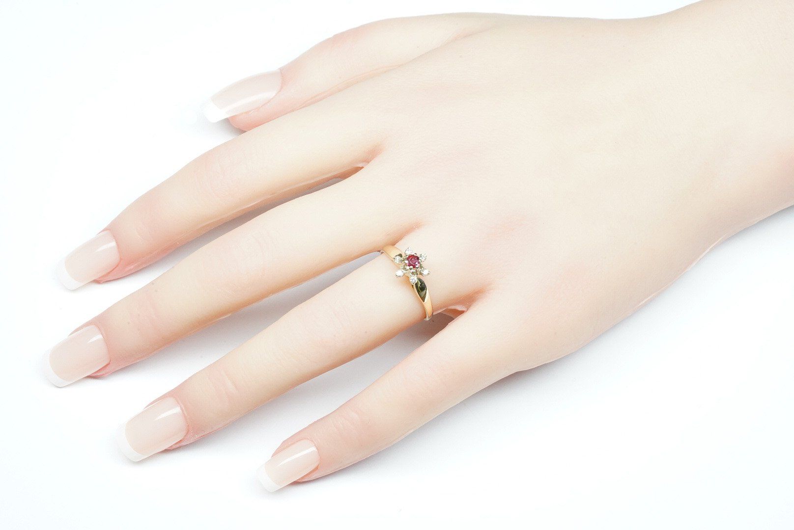 Anelli: Fingerring mit Rubin & Diamanten – Usato da Bülach venduto da Re-Jewelled 5