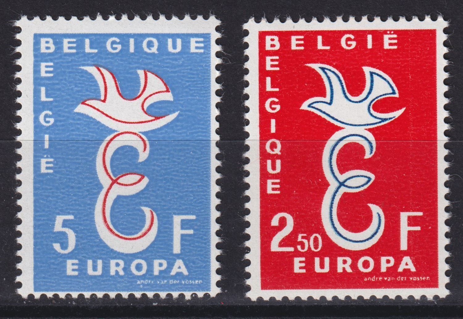 Alle Briefmarken: Belgien, Mi 1117-1118** – Neu und originalverpackt aus Langenthal von 1195
