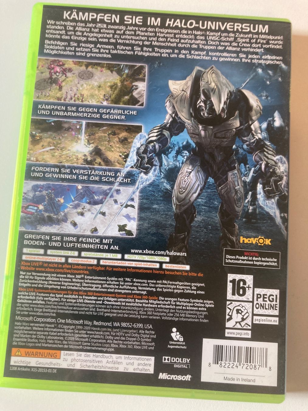 Microsoft Giochi: Halo Wars – Xbox 360, deutsche PAL-Version – Usato da Mägenwil venduto da Mitral32 1