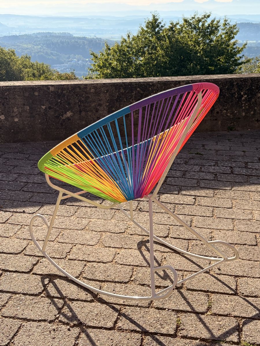 Poltrone: Acapulco Schaukelstuhl Rainbow Flag – Usato da Evilard venduto da tamino_biel 5