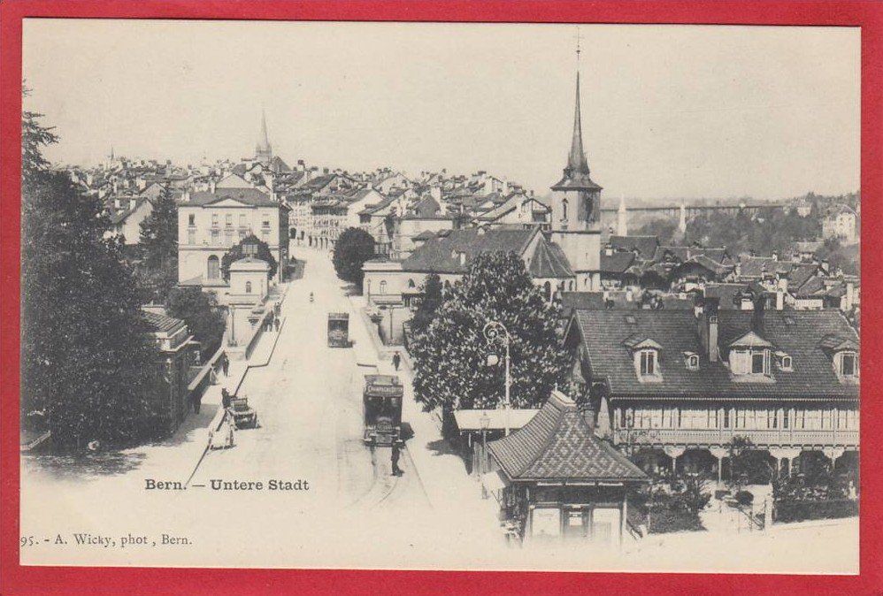 Cartoline postali: BERN UNTERE STADT 1897 / 1905 – Usato da Grüningen venduto da Kartenlaube