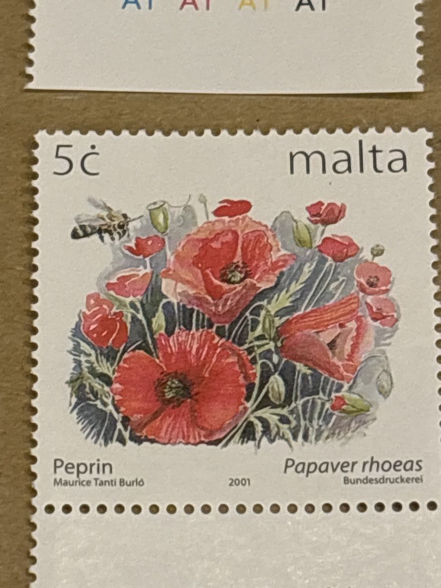 Tutti i francobolli: Malta 2001, 6er Briefmarken-Set, Blumen – Nuovo (secondo la descrizione) da Zürich venduto da engebrunau 1