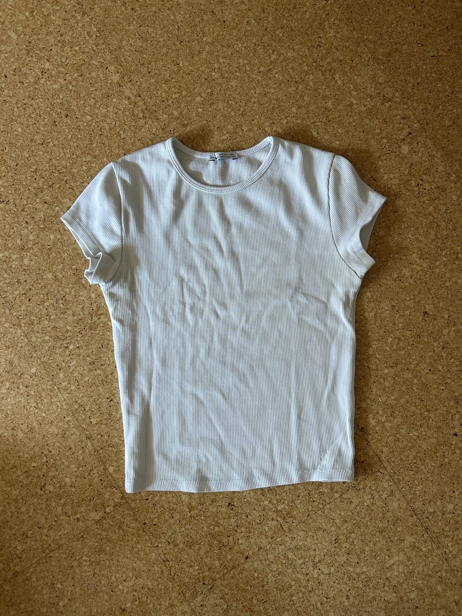 Bershka T-Shirts: weisses Tshirt – Gebraucht aus Schmitten FR von let_k9yc