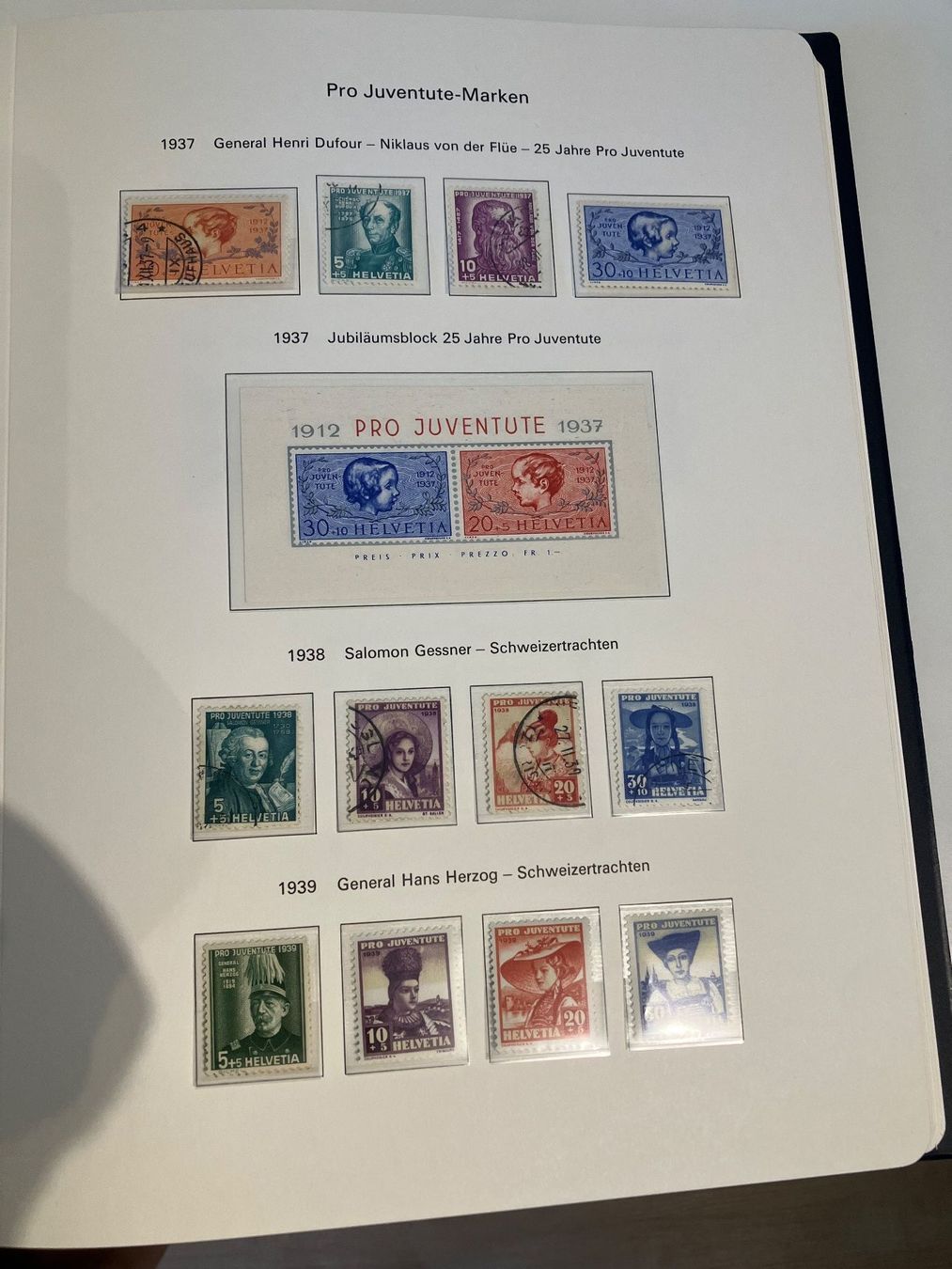Tous les timbres: Pro Juventute 1912 - 1974 /bitte lesen – D'occasion à Baar par Ramona10 5