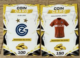 Brack super ligue 2 cartes GC logo et Jersey
