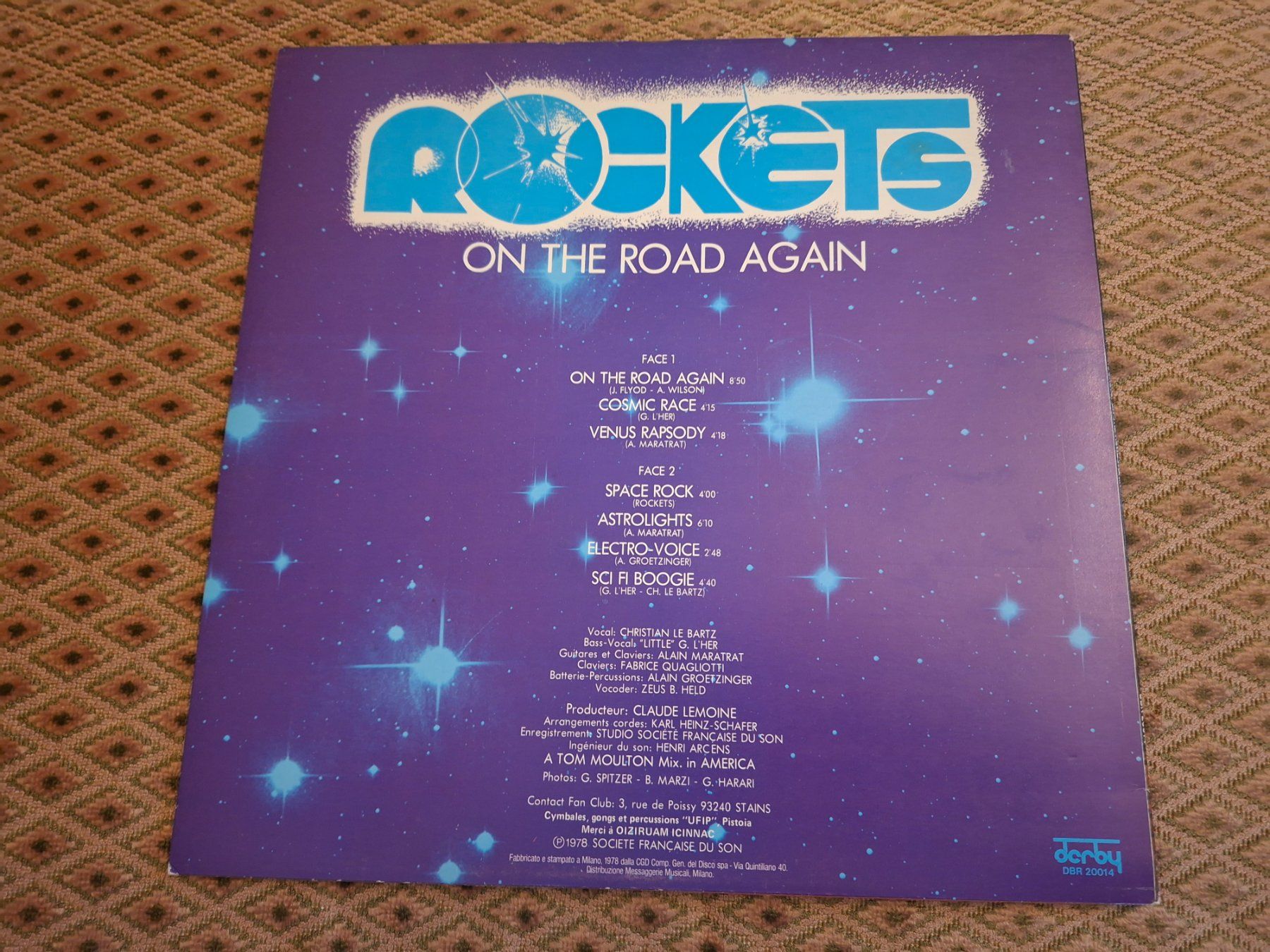 Dischi in vinile: Italy Electro/Disco 1978 - Rockets - On The Road Again – Usato da Bernex venduto da Wannabehasbeen01 1