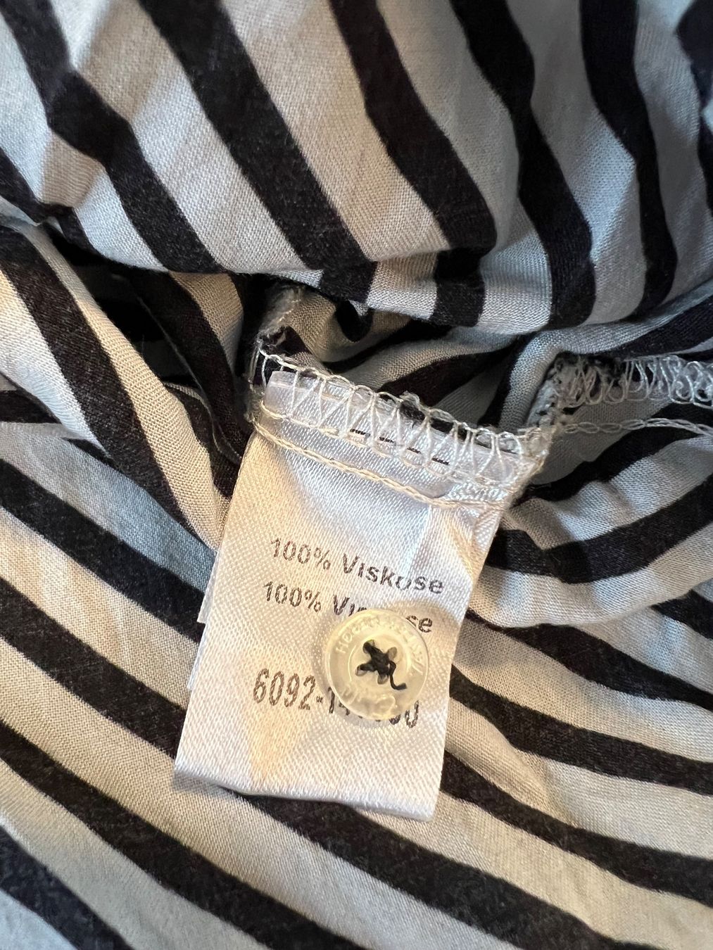 Emily van den Bergh Camicette: Emily van den Bergh Bluse, Gr. 40, schwarz/weiss gestreift – Usato da Mumpf venduto da Roxy_Piercing 2