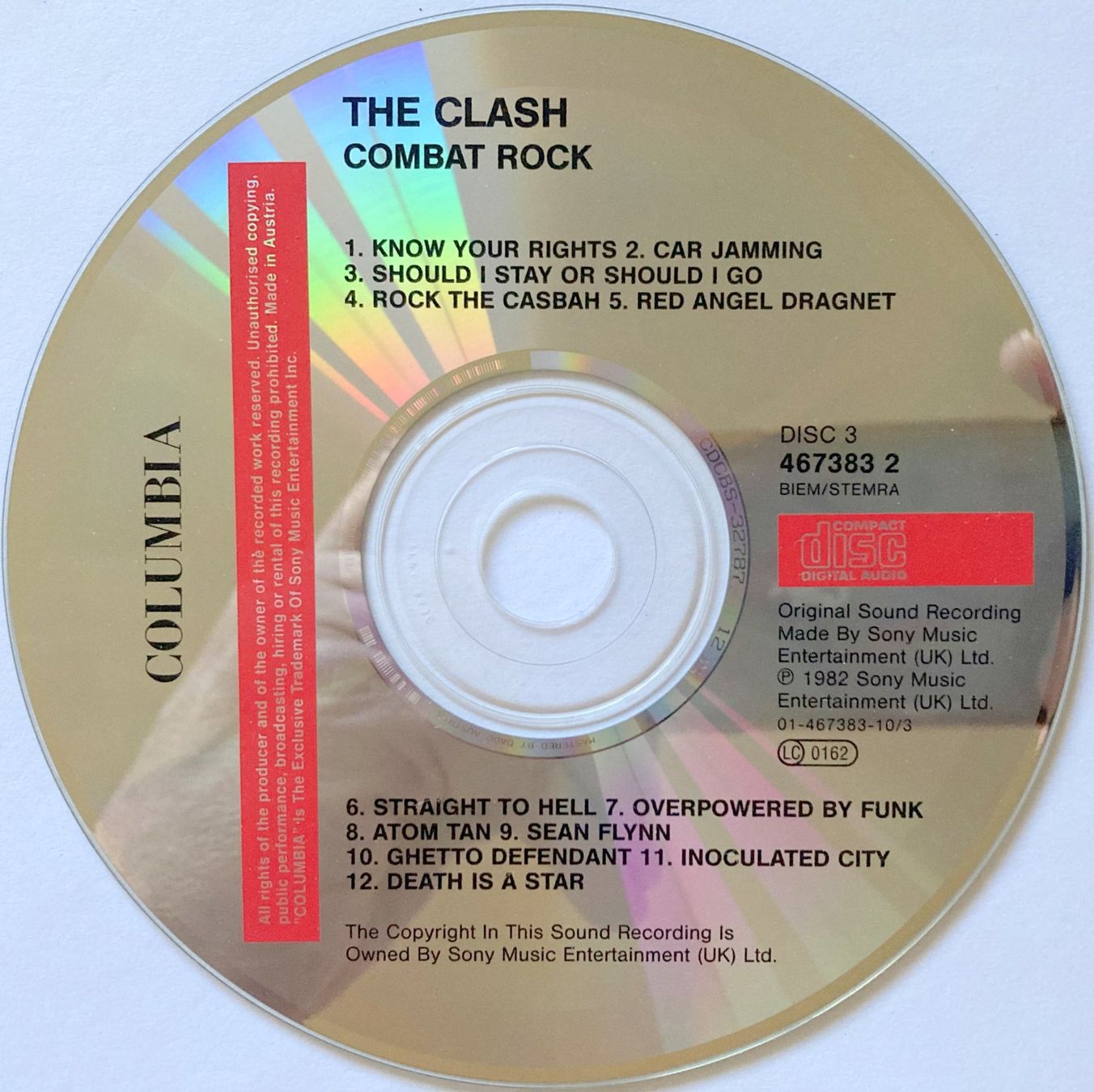 CD: THE CLASH - COMBAT ROCK – Usato da Bottens venduto da hotter-than-hell 2
