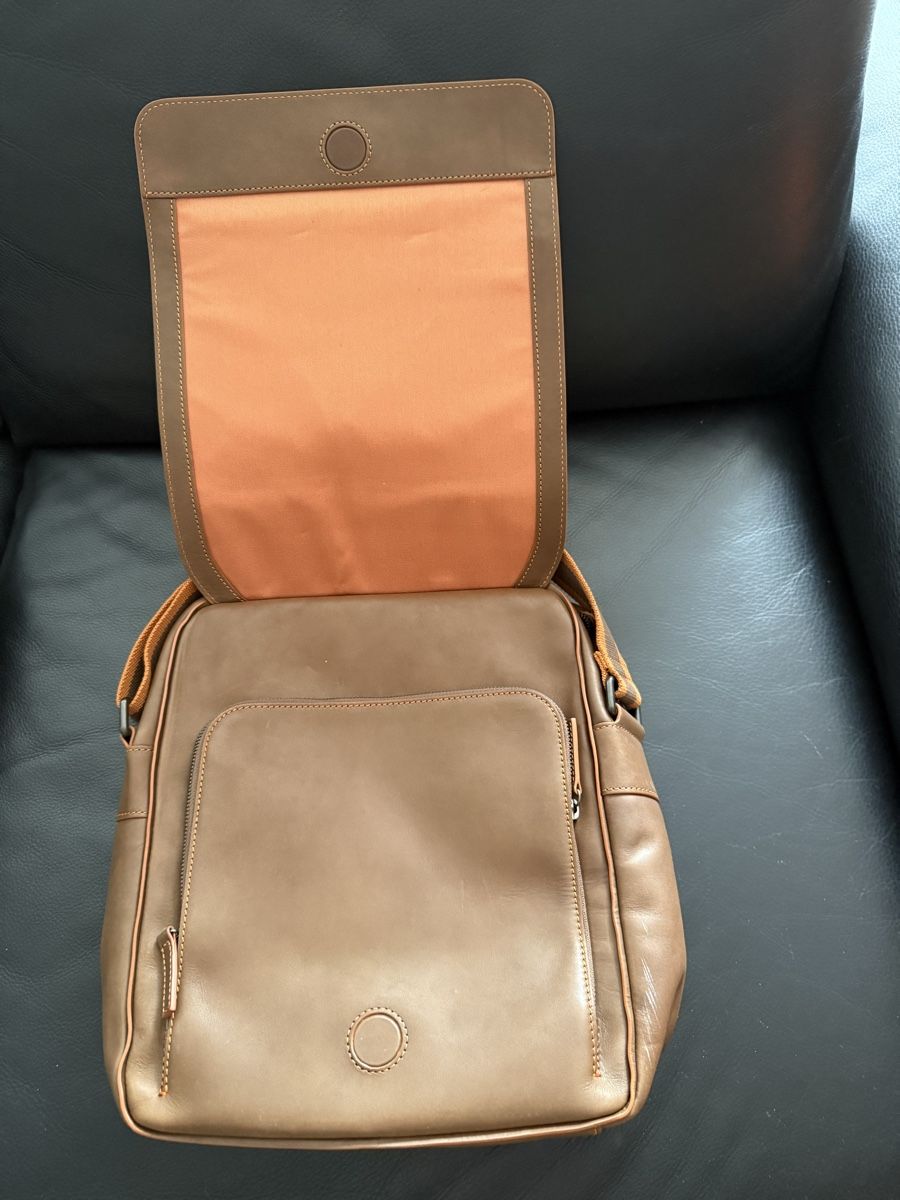 Navyboot Borse: NAVYBOOT Ledertasche Umhängetasche braun – Nuovo (secondo la descrizione) da Goldach venduto da Messerguru 7