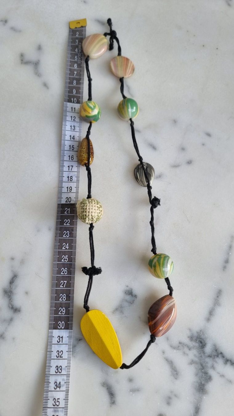 Ketten: Bunte Halskette, Sommerkette, Statementkette, Boho Kette 222 – Gebraucht aus Wald ZH von Martin79 4