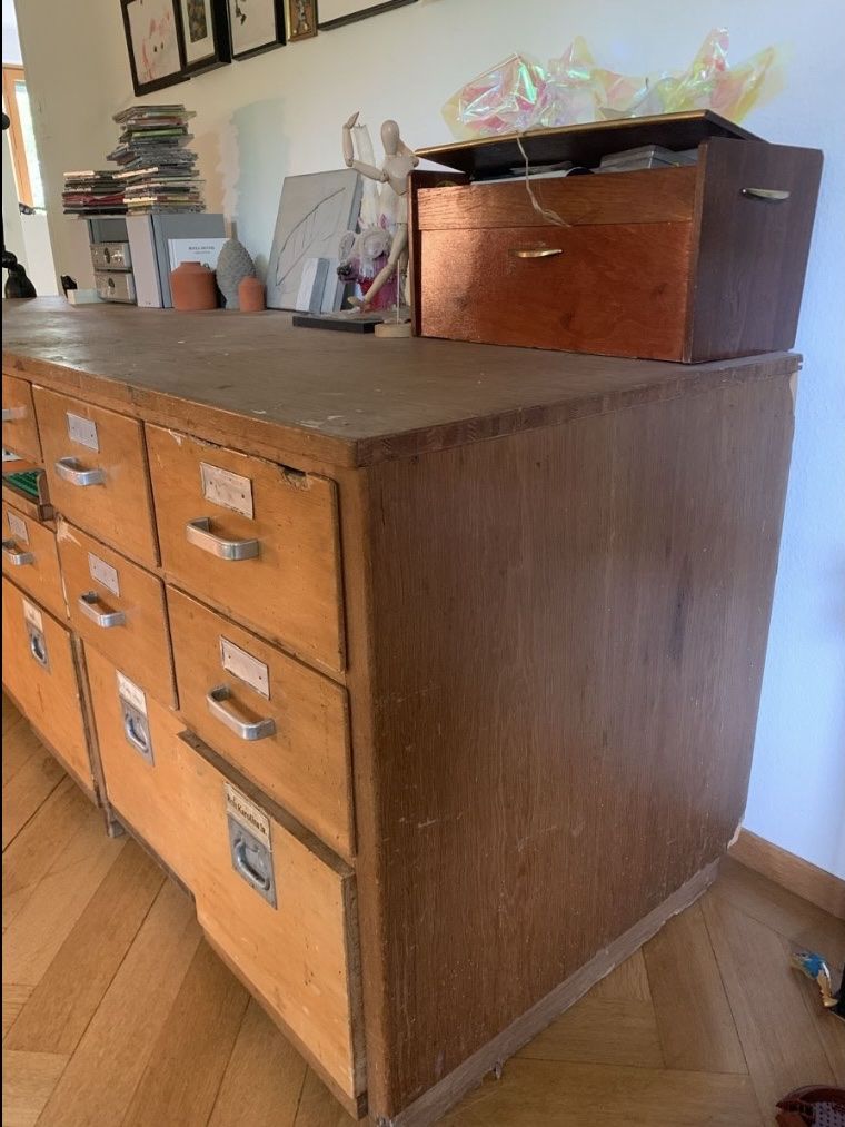 Allestimento di negozi e stand fieristici: Verkaufstheke / Sideboard / Kommode / Krämertheke – Usato da Biel/Bienne venduto da Munzi007 4