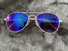 Lunettes de soleil aviateur roses enfant 8-10 ans