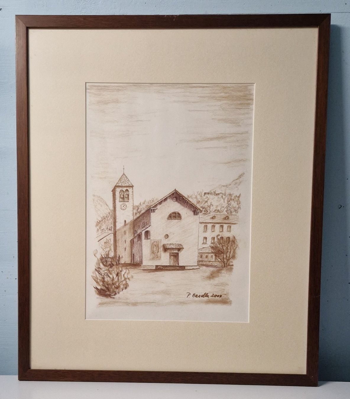 Tableaux: Kapelle aus dem Tessin oder Misox von 2004 – D'occasion à Rekingen par Rolimue