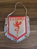AS Cannes Sammler Wimpel - Vintage Fussball Souvenir