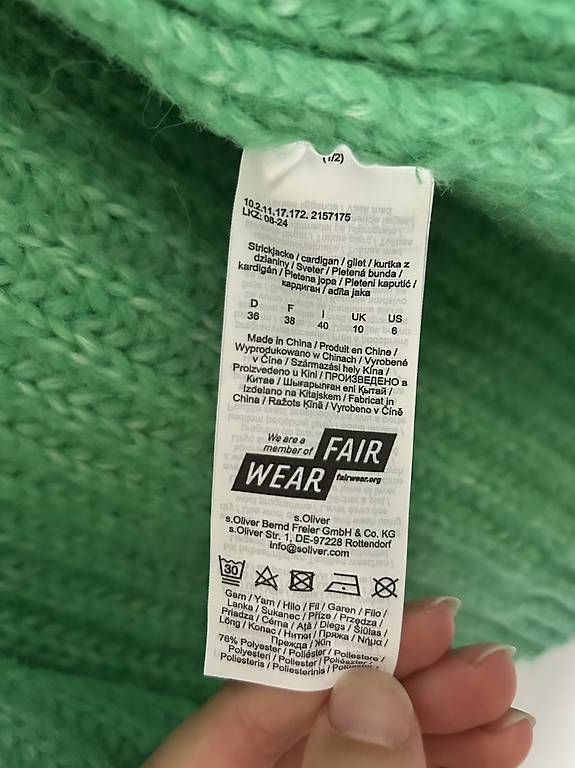 S.Oliver Giacche: Cardigan S. Oliver neu – Nuovo e nell'imballaggio originale da Bern venduto da lauramilena 1
