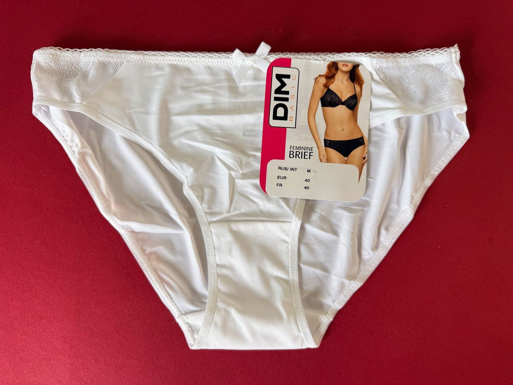 Dim Altra biancheria intima: DIM Basic, Slips FEMININE, Grösse 40, 2 Stück in Weiss – Nuovo e nell'imballaggio originale da Rudolfstetten venduto da gst_g7xl 2